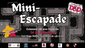 Mini-Escapade 2024 - 50 ans de Donjon et Dragon - Convention de JDR D&D 5ème édition @ Fort Rapp Moltke de Reichstett | Reichstett | Grand Est | France