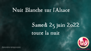 Nuit Blanche sur l'Alsace - 7ème Edition - Convention de JDR @ Fort Rapp Moltke de Reichstett | Reichstett | Grand Est | France