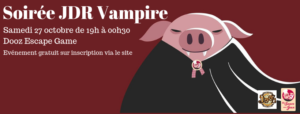 Soirée JDR Vampire @ DooZ Escape Game Strasbourg | Strasbourg | Grand Est | France